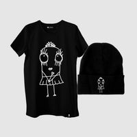 Princess T-Shirt & Beanie Vorteilspack