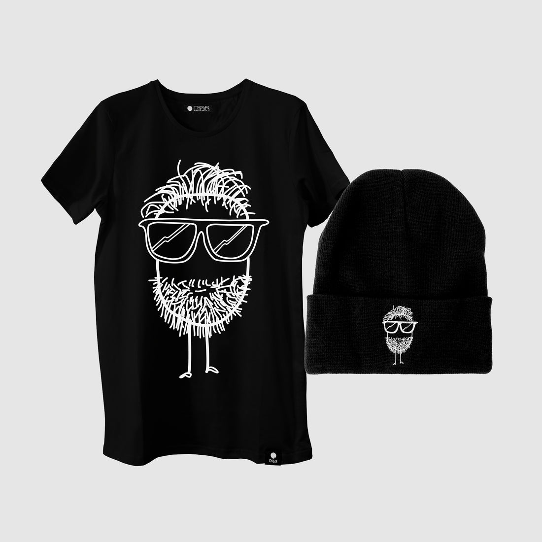 Beard T-Shirt & Beanie Vorteilspack