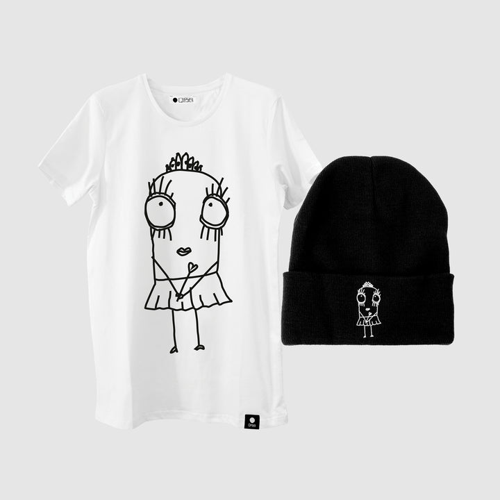 Princess T-Shirt & Beanie Vorteilspack